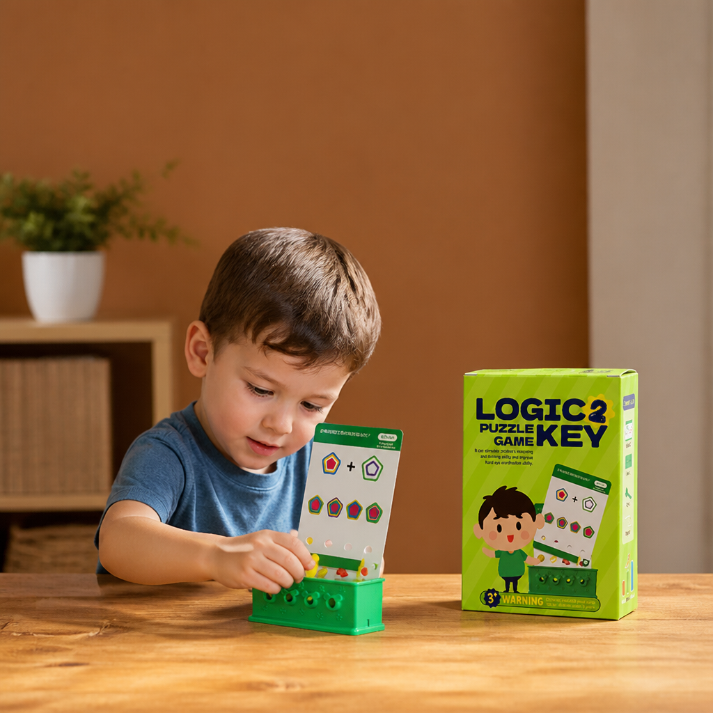 Logic key puzzle game for kids