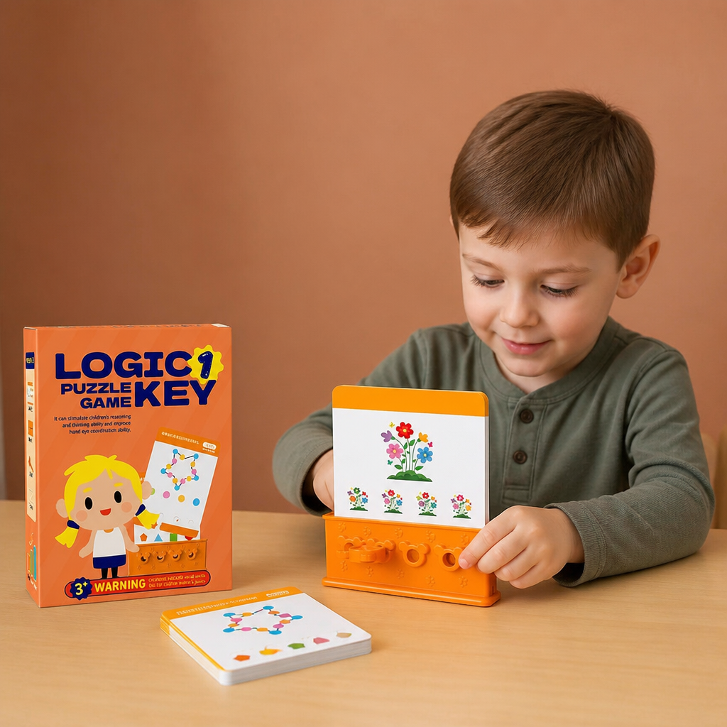Logic key puzzle game for kids