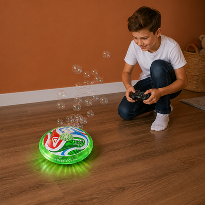 Remote Control Soccer Bubble Ball with Lights & Music