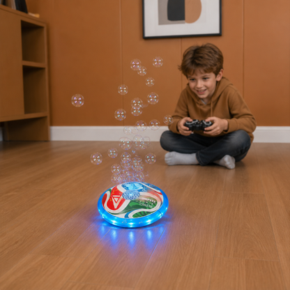Remote Control Soccer Bubble Ball with Lights & Music
