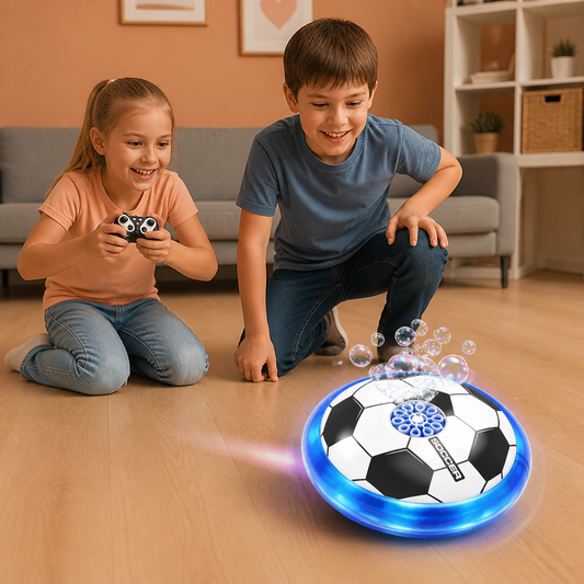 Remote Control Soccer Bubble Ball with Lights & Music