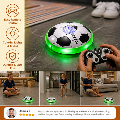 Remote Control Soccer Bubble Ball with Lights & Music