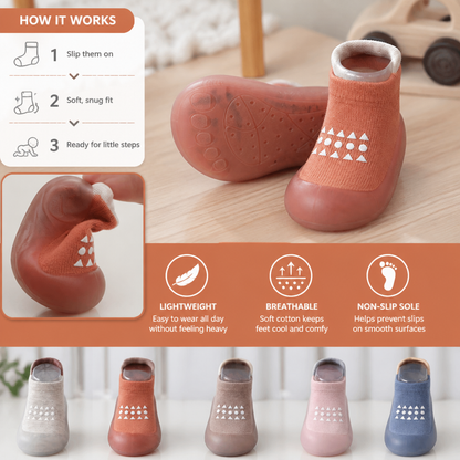 Baby Sock Shoes – Lightweight & Breathable First Walking Shoes