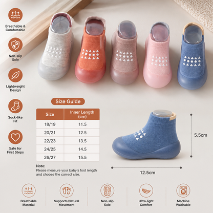 Baby Sock Shoes – Lightweight & Breathable First Walking Shoes