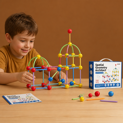 3D Geometry Building Kit – Educational Construction & Spatial Learning Toy