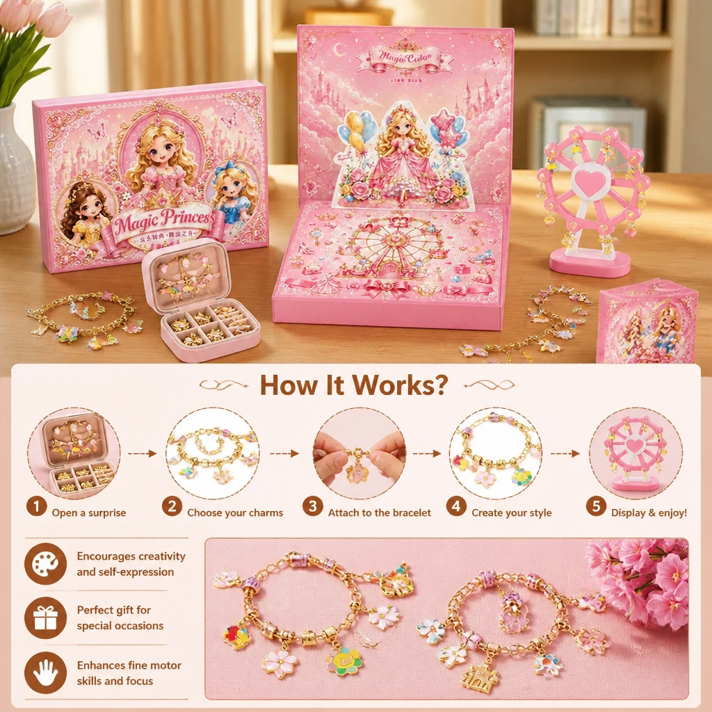 Princess DIY Jewelry & Bracelet Making Advent Calendar