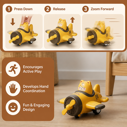 Press & Go Animal Airplane & Truck Toy for Kids