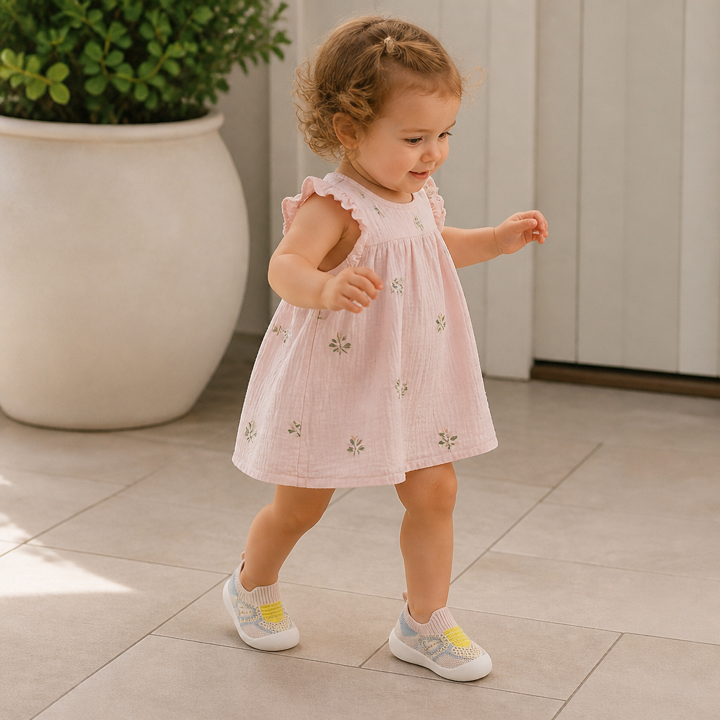 Soft Knit Anti-Slip Baby Sock Shoes for First Steps