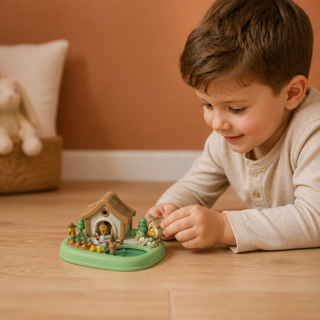 Magnetic Dream Castle & Garden Playset for Kids