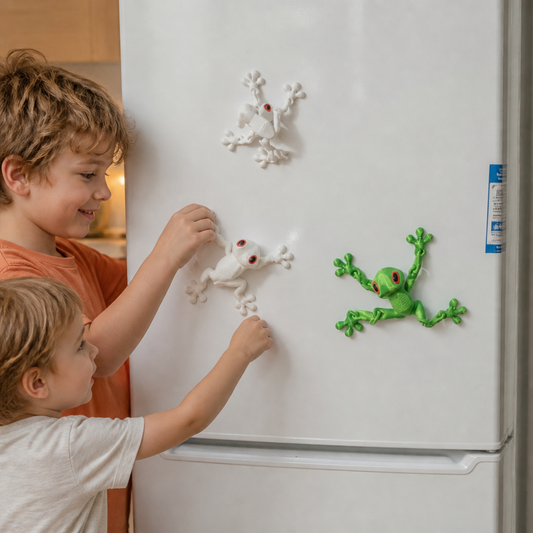 3D Printed Magnetic Flexible Frog Fidget Toy