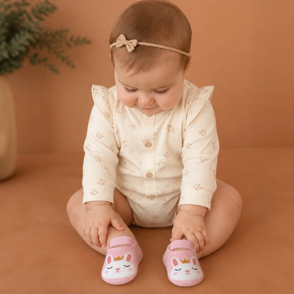 Non-Slip Cartoon Sock Shoes for Babies & Toddlers