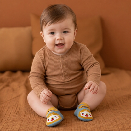 Non-Slip Cartoon Sock Shoes for Babies & Toddlers