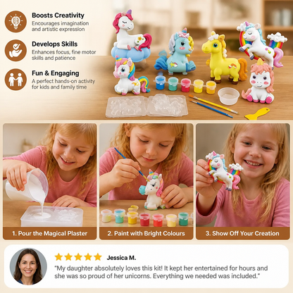 DIY Animal Plaster Painting Kit – Mold, Paint & Create Craft Set for Kids