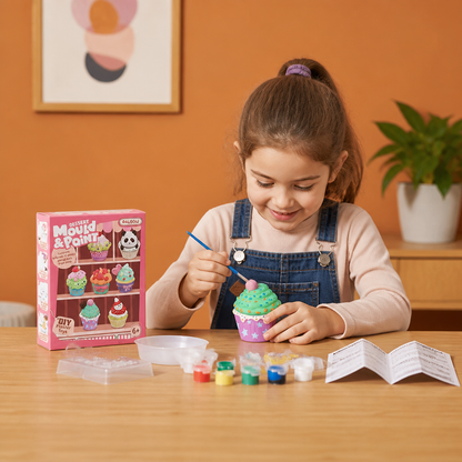 DIY Animal Plaster Painting Kit – Mold, Paint & Create Craft Set for Kids