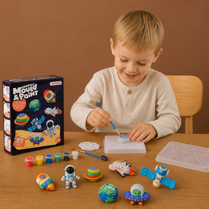 DIY Animal Plaster Painting Kit – Mold, Paint & Create Craft Set for Kids