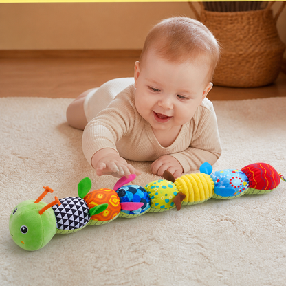 Sensory Plush Rattle and Music Caterpillar