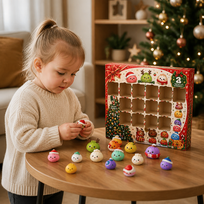 Mini Dumpling Squishy Toy Advent Calendar