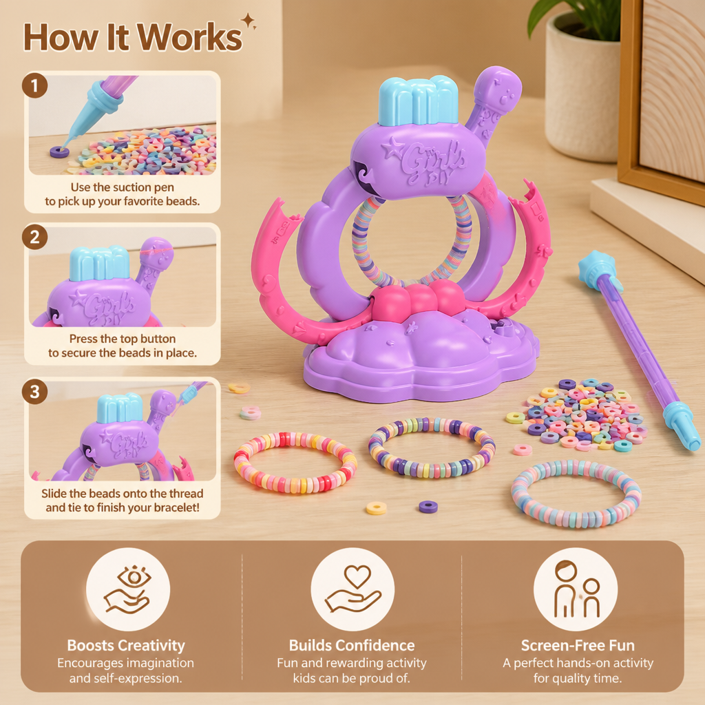 DIY Bracelet Making Machine Kit for Girls