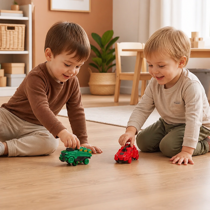Jumping Transforming Racing Car Toy