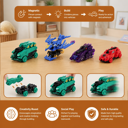 Jumping Transforming Racing Car Toy