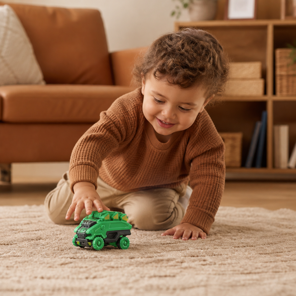 Jumping Transforming Racing Car Toy