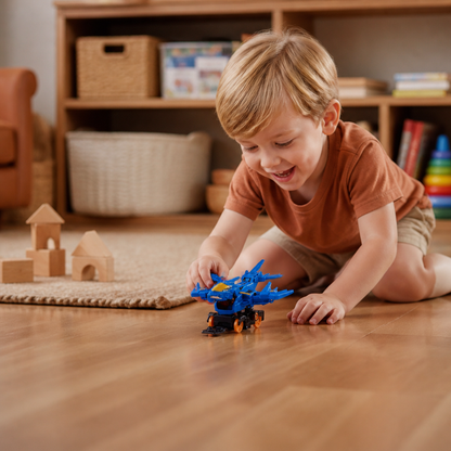 Jumping Transforming Racing Car Toy