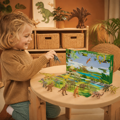 24-Day Dinosaur Toy Advent Calendar with Surprise Figures