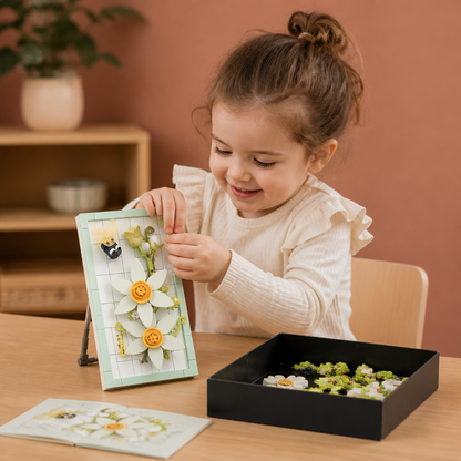 DIY 3D Nature Frame Building Blocks Set – Flowers & Insects