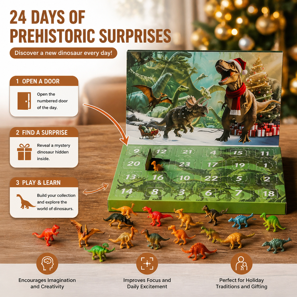 24-Days Dinosaur Advent Calendar