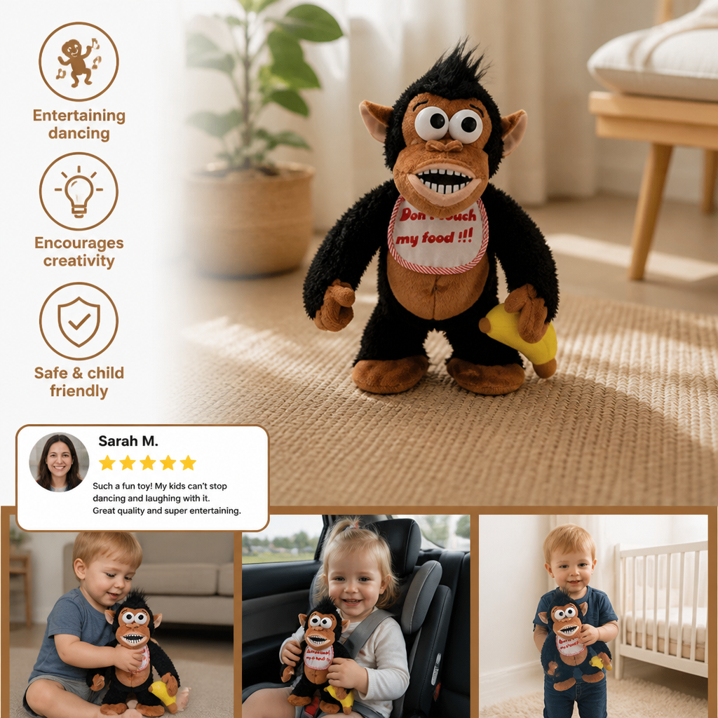Dancing Banana Monkey Plush Toy
