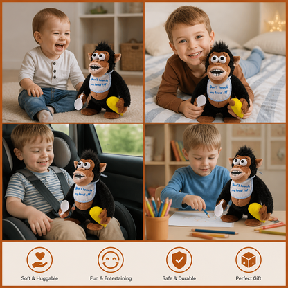 Dancing Banana Monkey Plush Toy