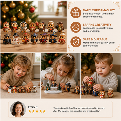 24-Day Owl Advent Calendar