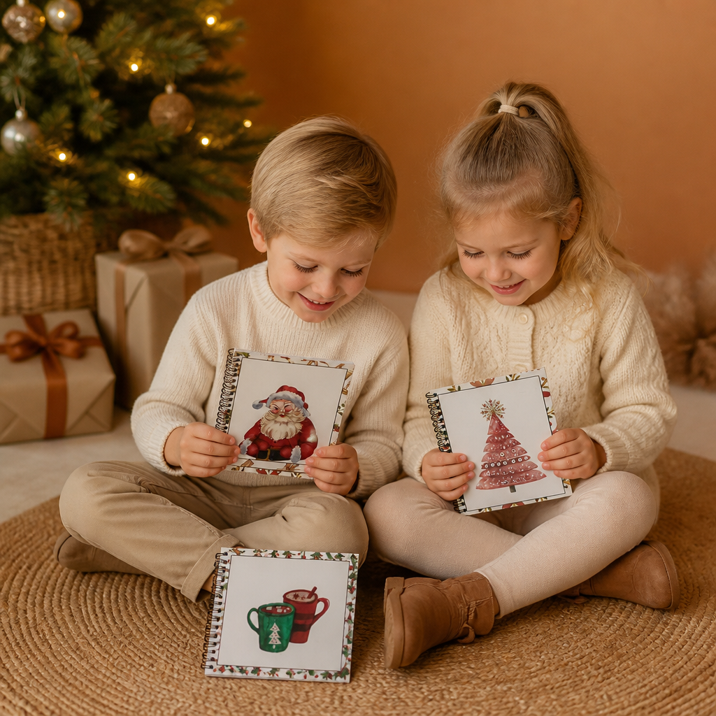DIY Christmas Gift Card Book – Spiral-Bound Holiday Gift Organizer
