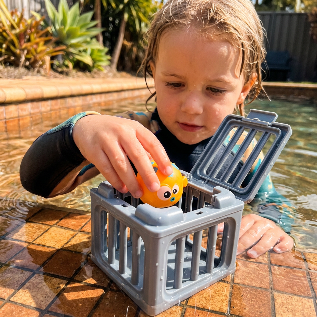 Children’s Diving Toy Set – Underwater Pool Toys with Storage Box