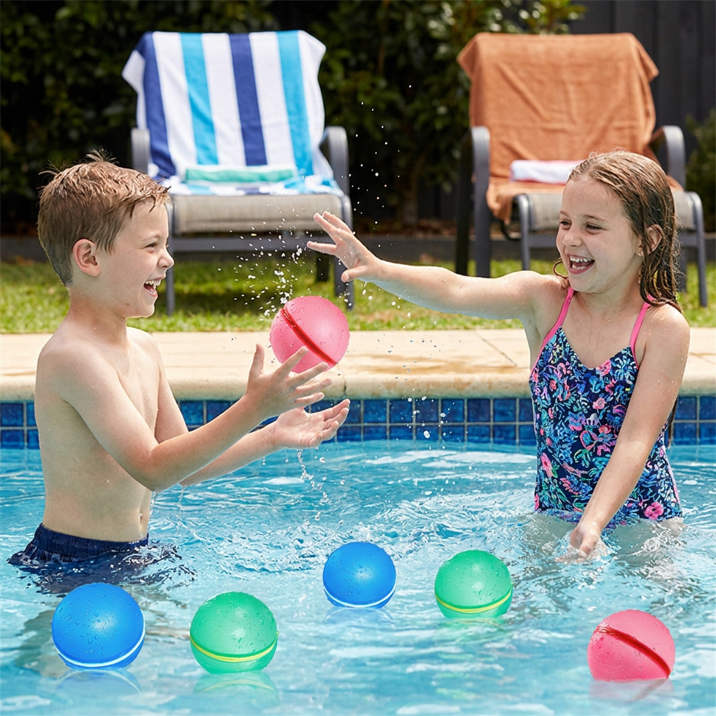 Reusable Water Balloons – Self-Sealing & Silicone