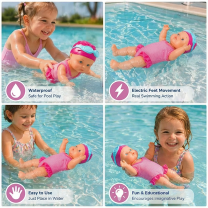 Swimming Baby Doll – Waterproof Electric Pool Toy for Kids