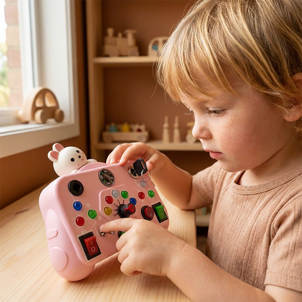 Montessori Activity Toy for Kids – Educational Game to Support Motor Skills, Understanding & Creativity