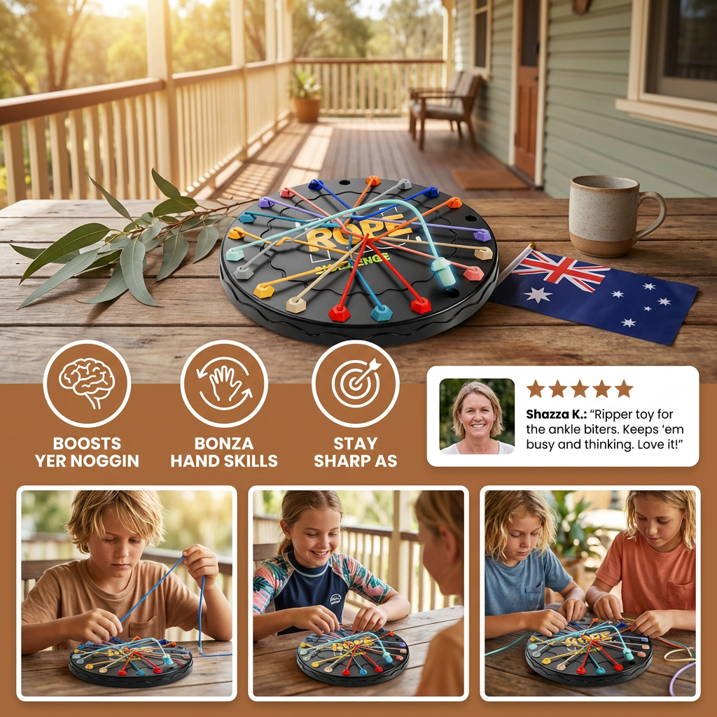 Knot & Rope Logic Game – Thinking & Strategy Game for Kids