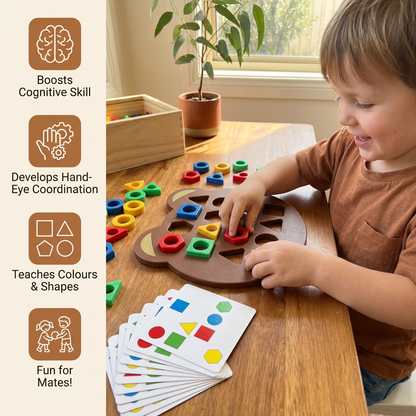 Color & Shape Matching Game for Kids – Interactive Learning Toy