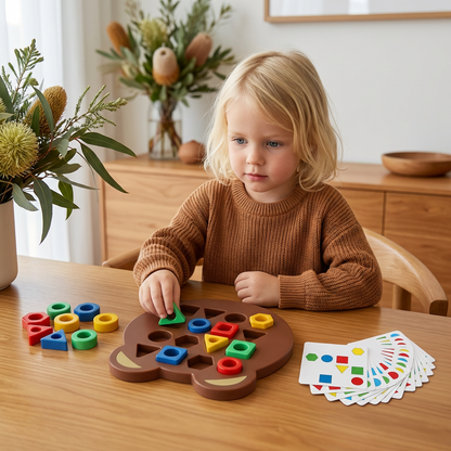 Color & Shape Matching Game for Kids – Interactive Learning Toy