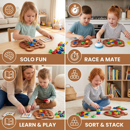 Color & Shape Matching Game for Kids – Interactive Learning Toy