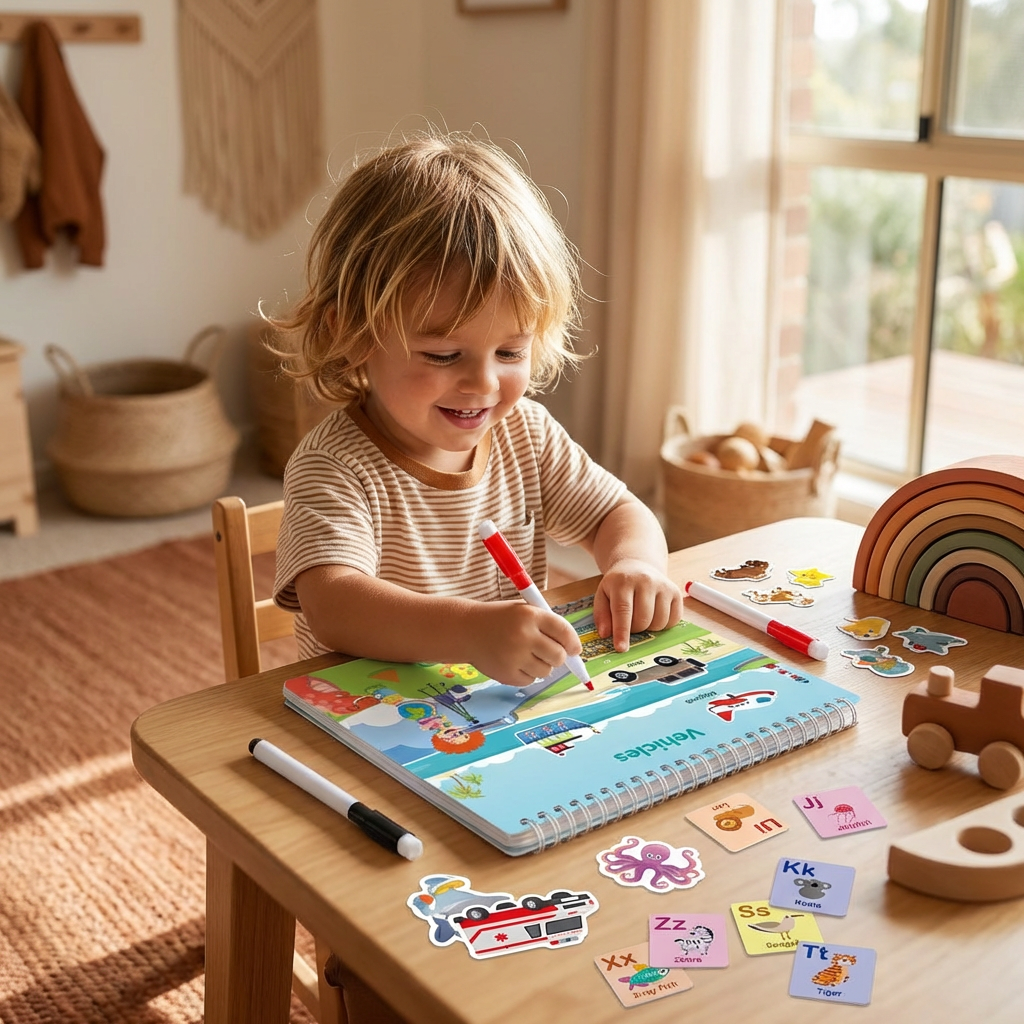 Montessori Activity Book for Kids – Playful Learning & Early Development