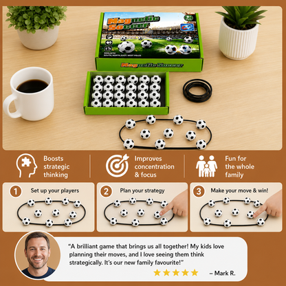 Magnetic Soccer Strategy Game – Interactive Family Challenge for Kids & Adults