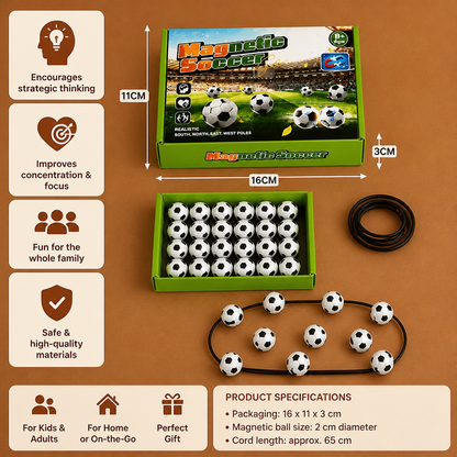 Magnetic Soccer Strategy Game – Interactive Family Challenge for Kids & Adults