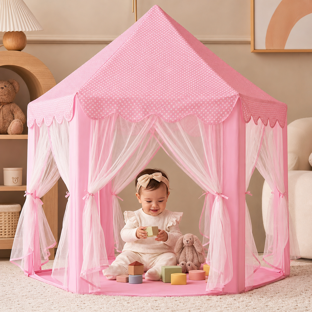 Princess Castle Play Tent for Indoor & Outdoor Fun