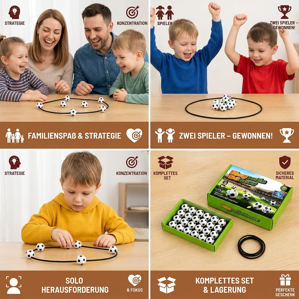 Magnetic Soccer Strategy Game – Interactive Family Challenge for Kids & Adults