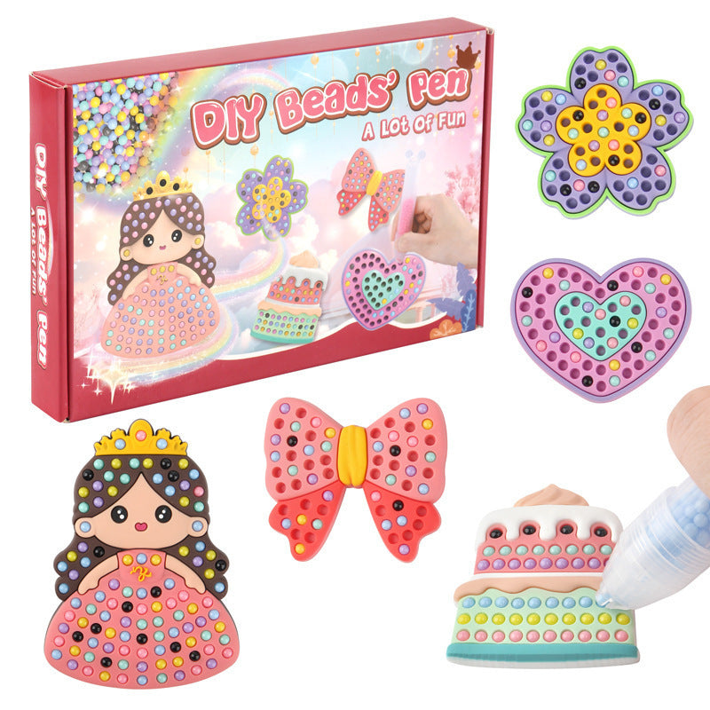 Magical Bead Painting – DIY Set for Kids