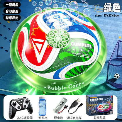 Remote Control Soccer Bubble Ball with Lights & Music