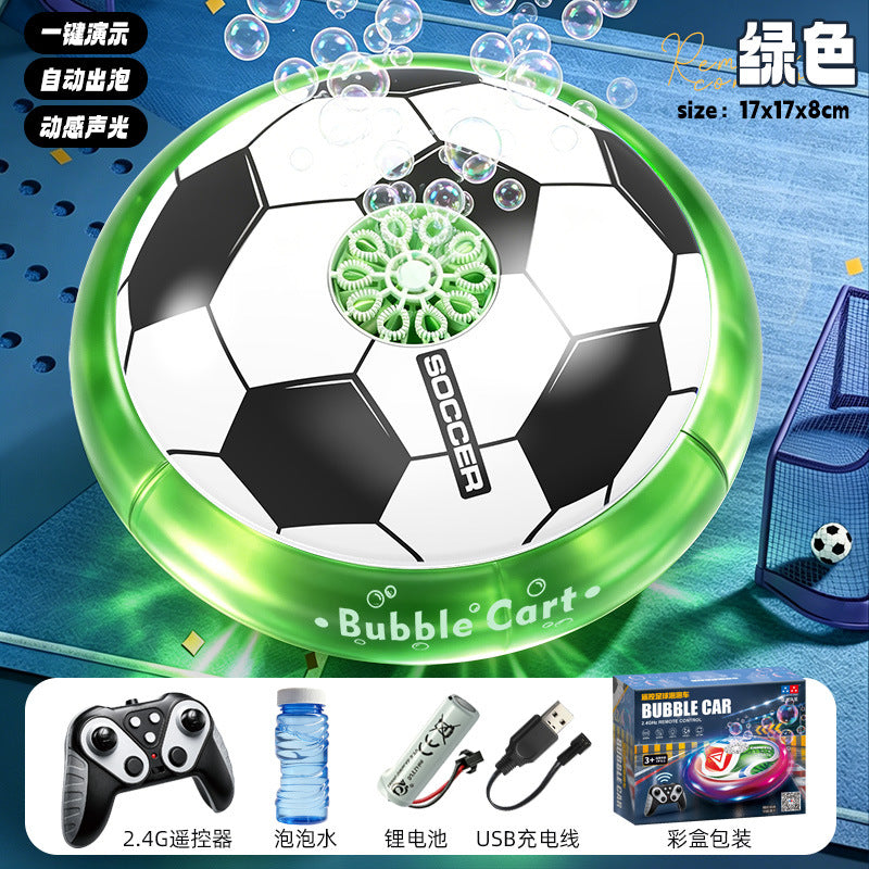 Remote Control Soccer Bubble Ball with Lights & Music