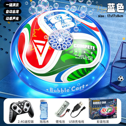Remote Control Soccer Bubble Ball with Lights & Music